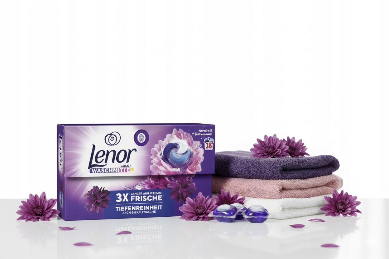 Levně Lenor prací Kapsle 3X Color 38 ks