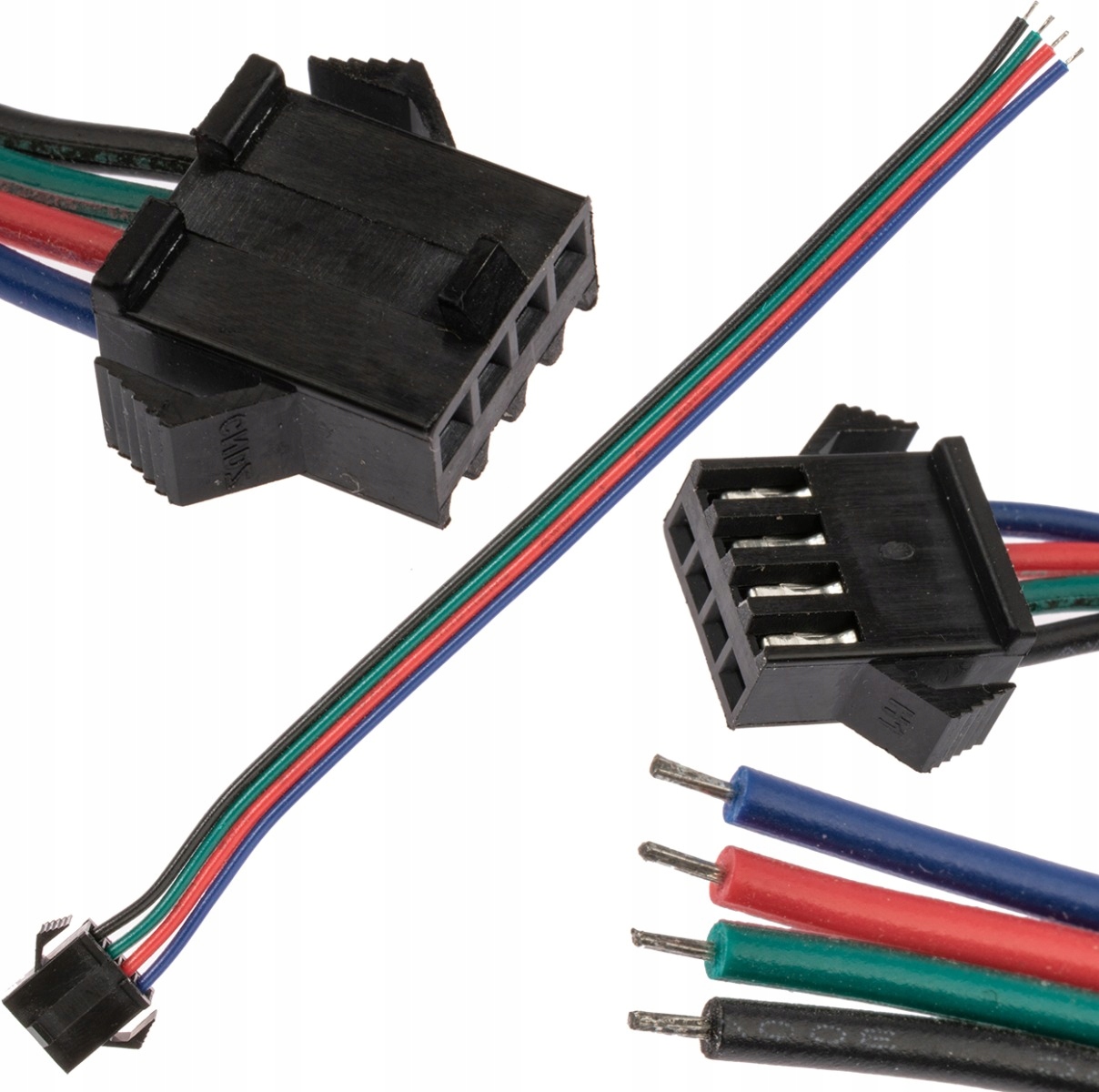 

Złączka do Taśm Led Rgb żeńska 12mm 4-PIN przewód