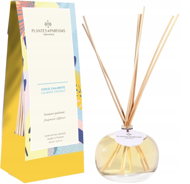 DYFUZOR ZAPACHOWY patyczkami UPAJAJĄCY KOKOS lato Nazwa zapachu producenta caliente coconut