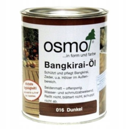 Osmo 016 Terasový olej Bangkirai Tmavý 2,5 l Uv ochrana exotického dřeva