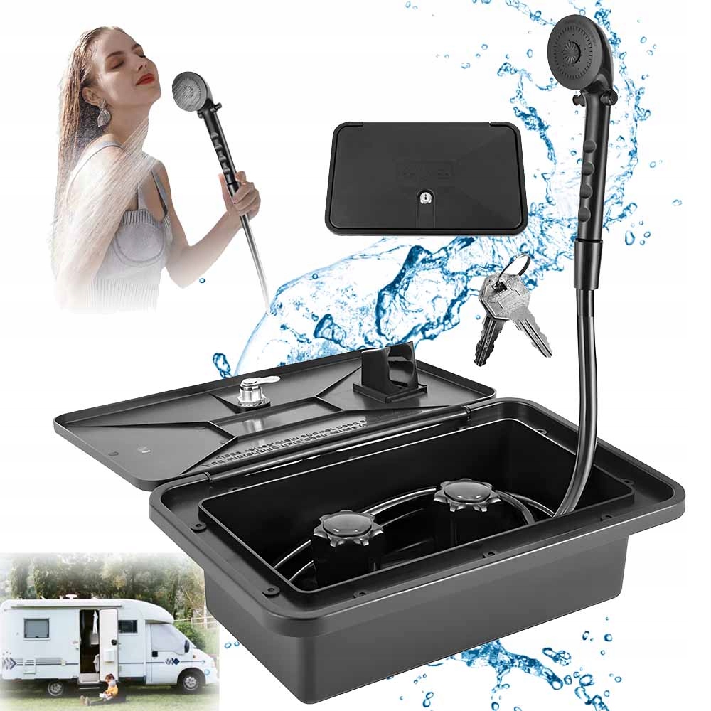 Venkovní Sprcha Se Zámkem, Bezpečná A Spolehlivá, Výkonná Funkce