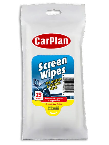 CarPlan Screen Wipes Chusteczki do szyb luster