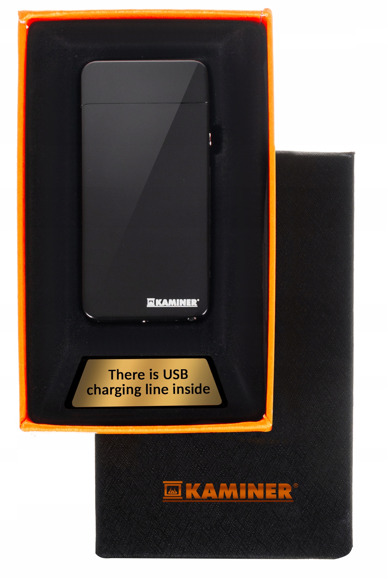 Plazmový zapalovač Elektrikář USB Touch Černý Materiál pouzdra Kov