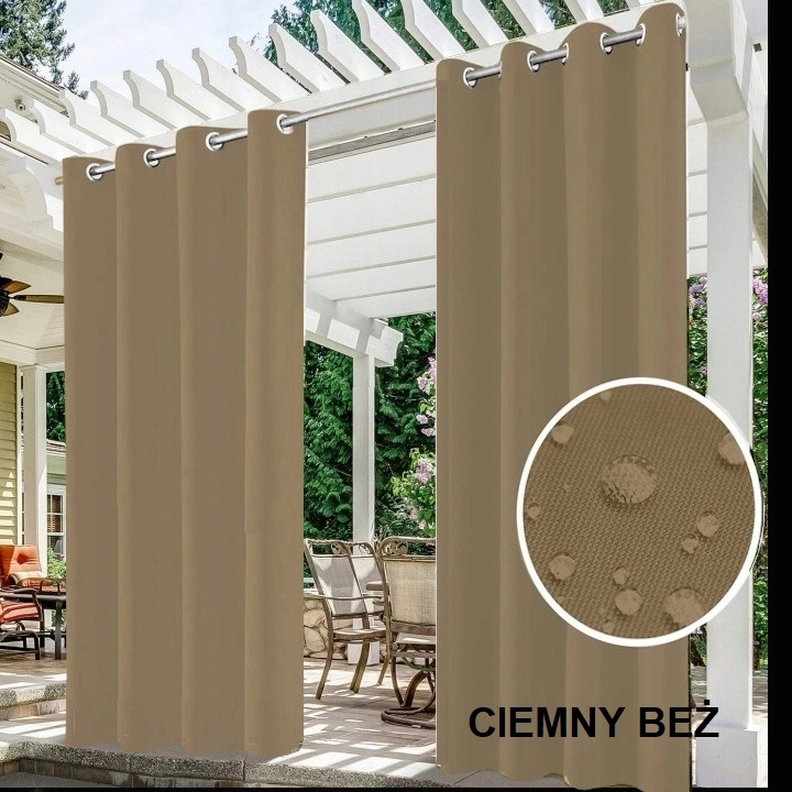 ZASŁONY OGRODOWE 155x200 DO ALTANY TARASU J.szary Producent Fenix