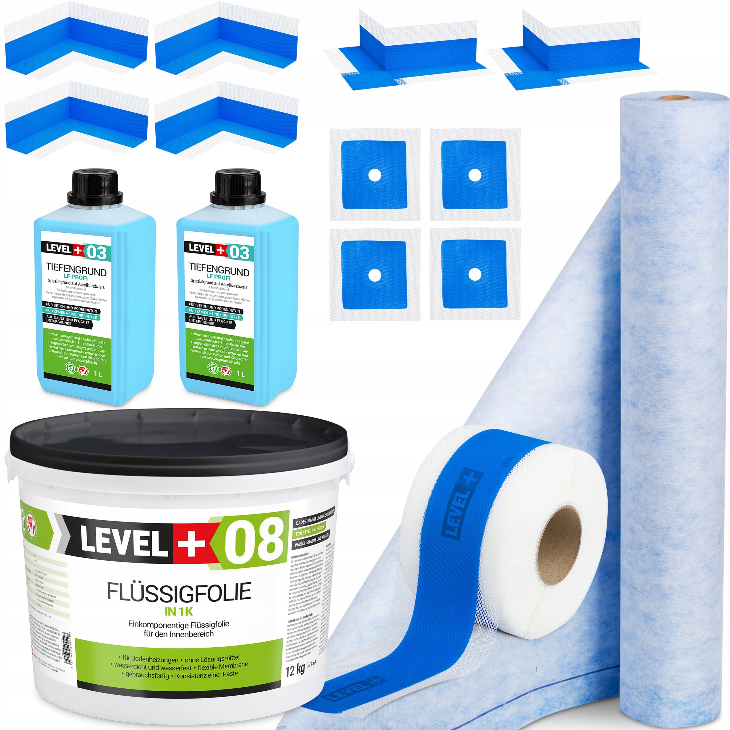 Hydroizolace Fólie 12 kg Rohož 2 m Páska 20 m Zem 2