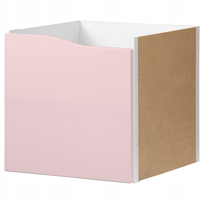 Ikea wkład z drzwiami Kallax 33x33cm Bladoróżowy