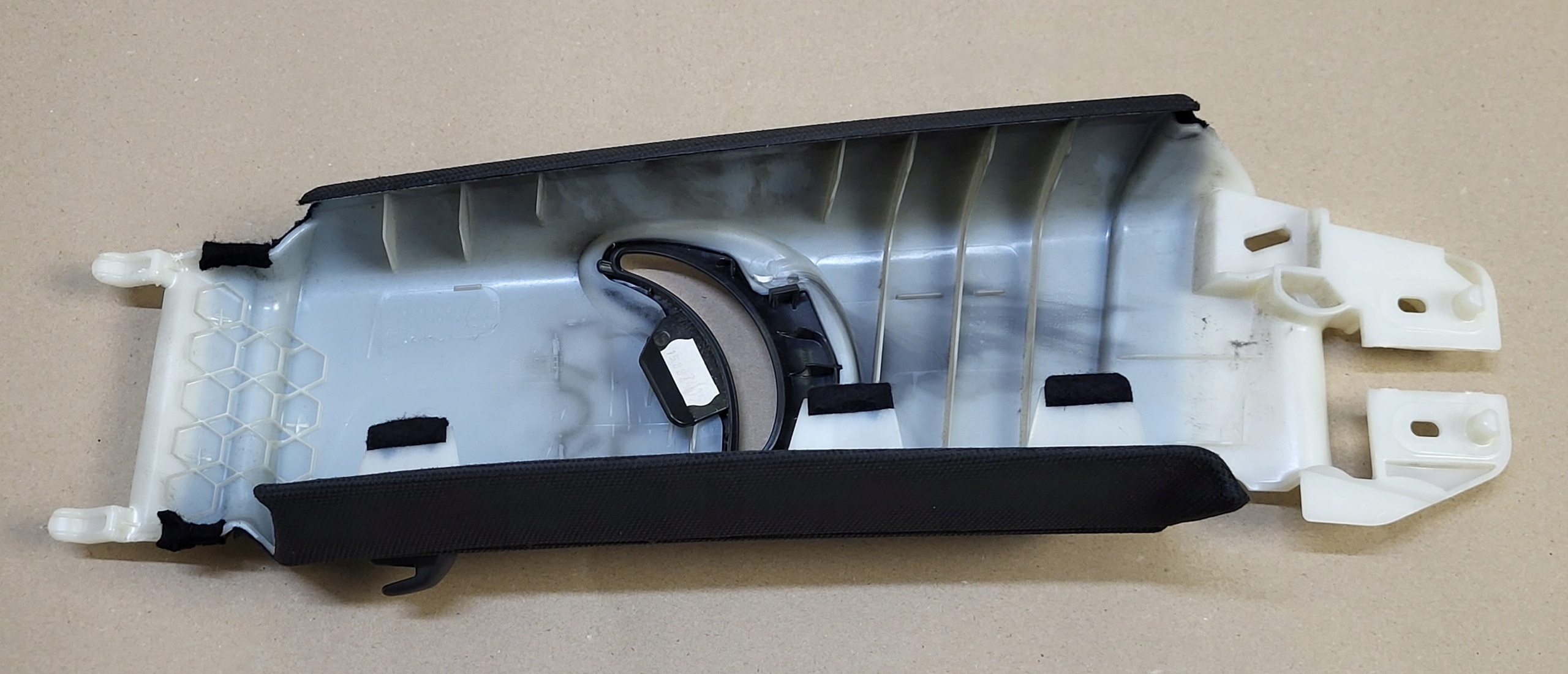 cover side SLUPKA B right central AUDI A5 8T COUPE S-line black, OE
