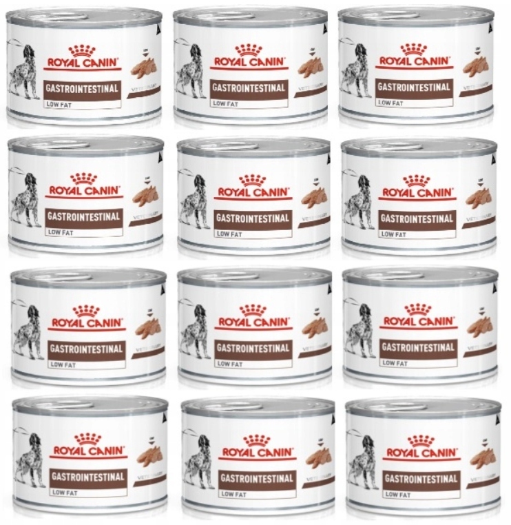 Royal Canin Gastrointestinal Low Fat 12 x 200g mokra karma na trzustkę