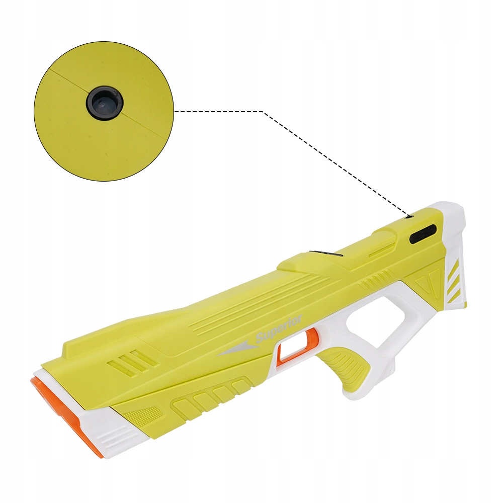 PISTOLET NA WODĘ ELEKTRYCZNY WODNY MIOTACZ AUTOMATYCZNY + GOGLE Rodzaj pistolet na wodę
