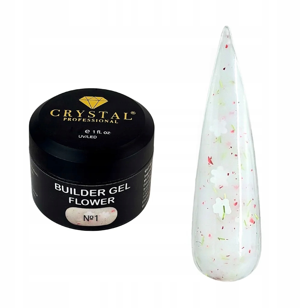 Builder Gel Flower #1 Crystal Professional żel budujący