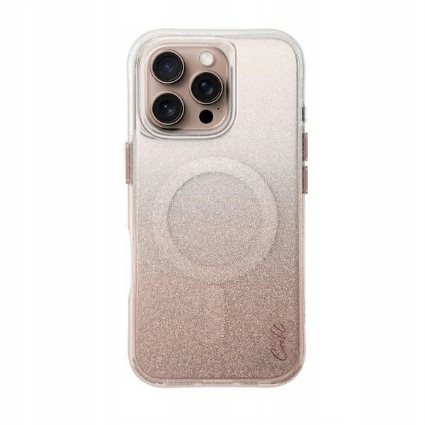 Uniq pouzdro Coehl Lumino pro iPhone 16 Pro6.3" Magnetic Charging růžovo-zlaté/rose