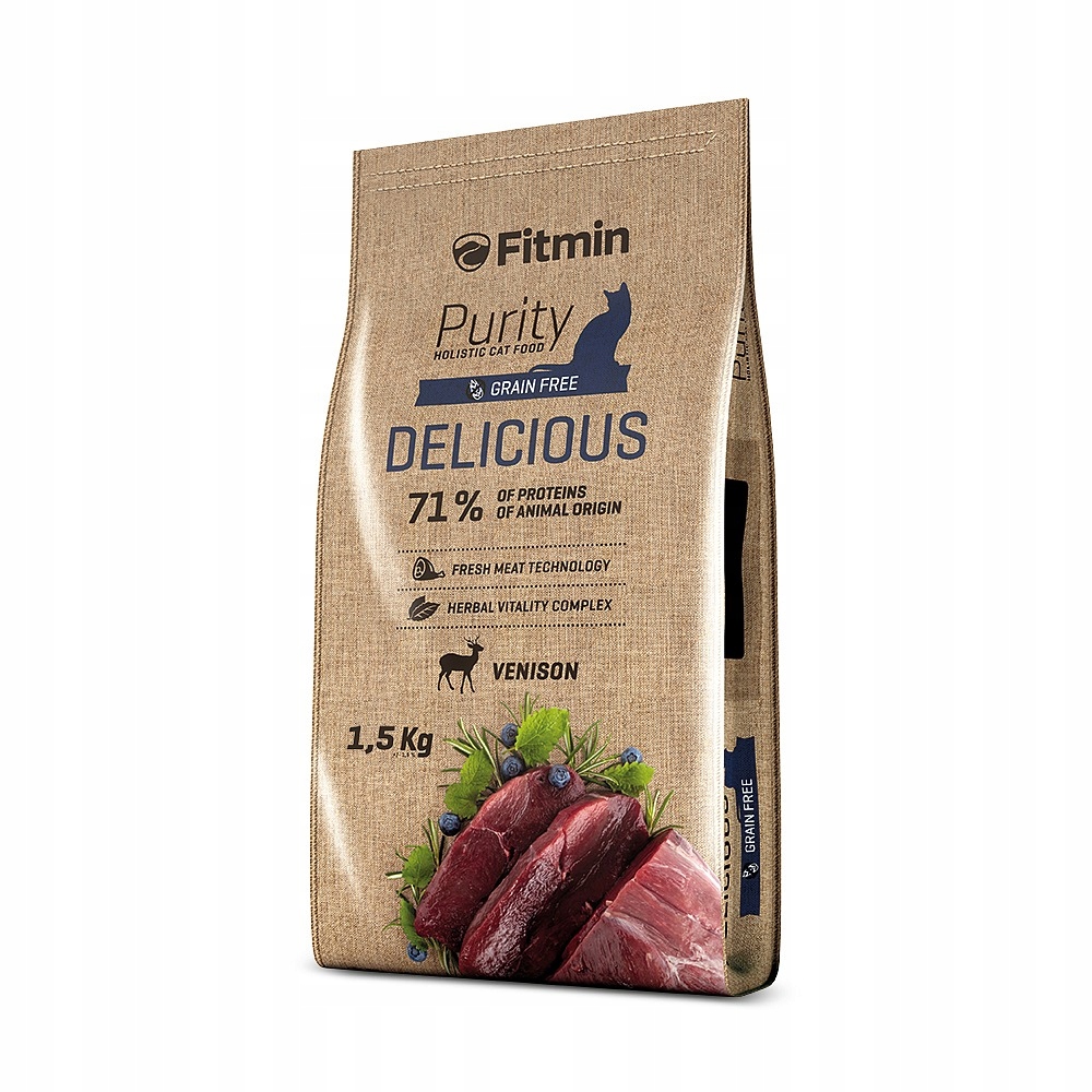 Levně 2X Fitmin Purity Cat Delicious krmivo pro kočky 1,5 kg