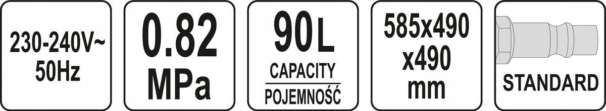 PNEUMATYCZNA PIASKARKA KABINOWA 90L Rodzaj kabinowa