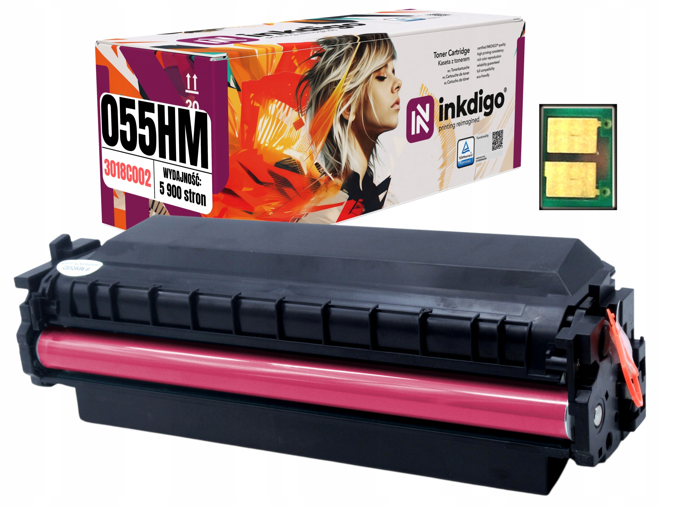 Náhradní 055H pro Canon i-SENSYS MF746Cx Čip