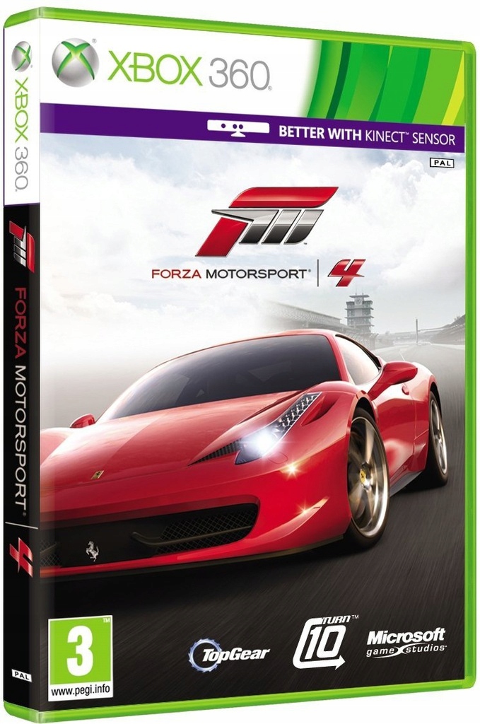 FORZA MOTORSPORT 4 XBOX 360 po Polsku PL