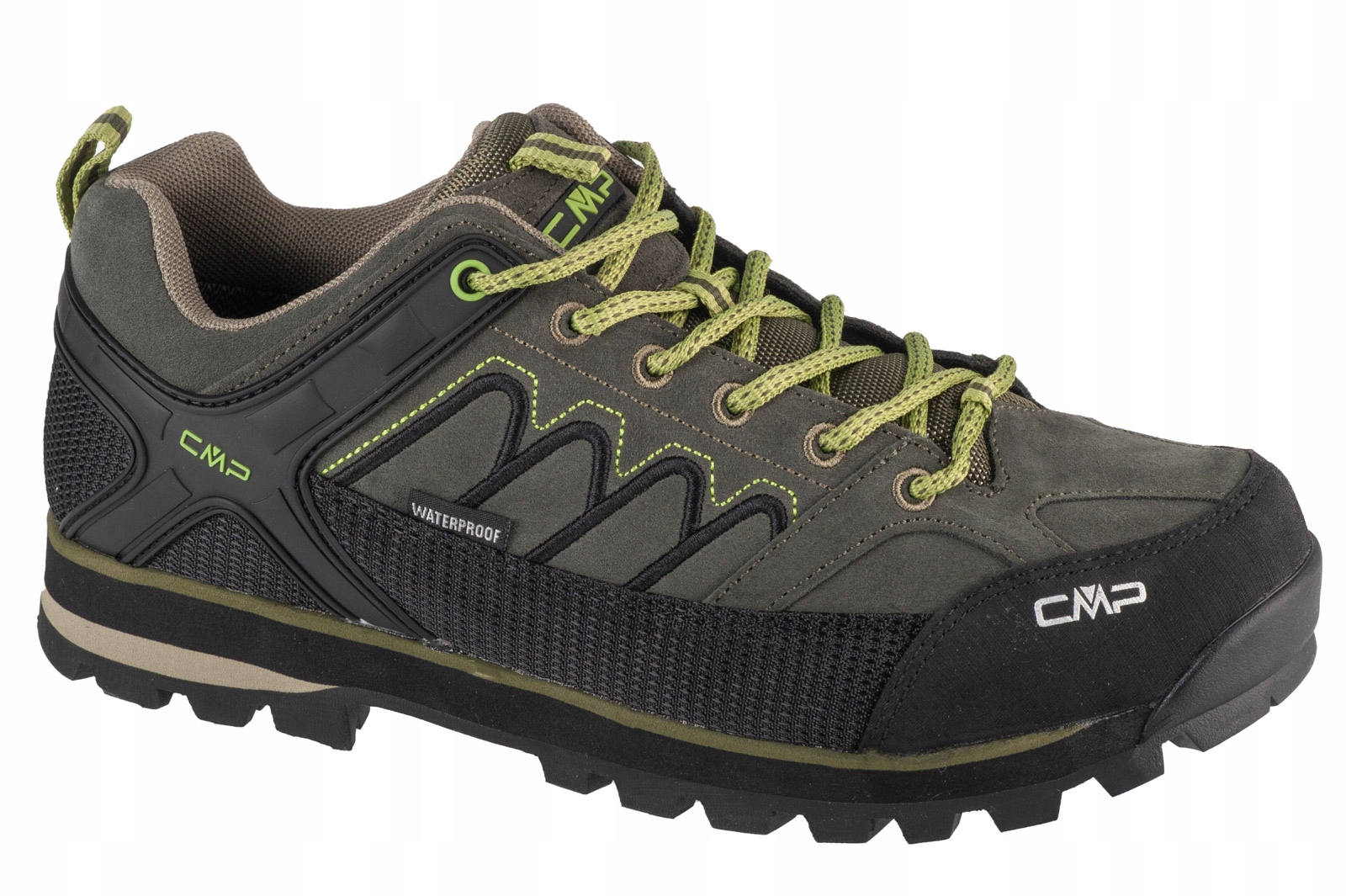 Cmp Moon Low (47) Pánské trekové boty ze semiše zelené