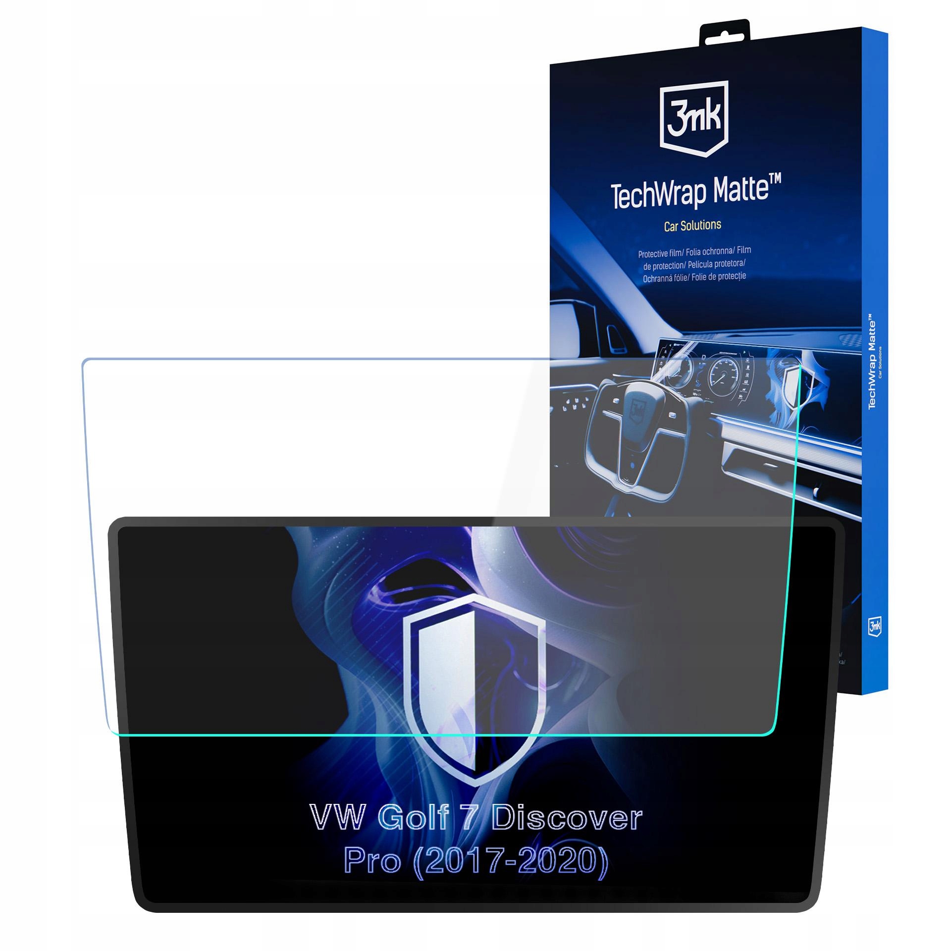 Fólie na displej navigace Vw Golf 7 Discover Pro 2017-20 3mk TechWrap