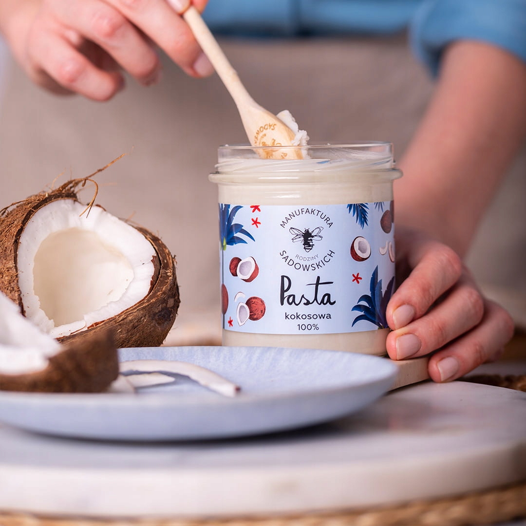 Levně 3x Pasieki Rodziny Sadowskich Kokosová pasta 300 g