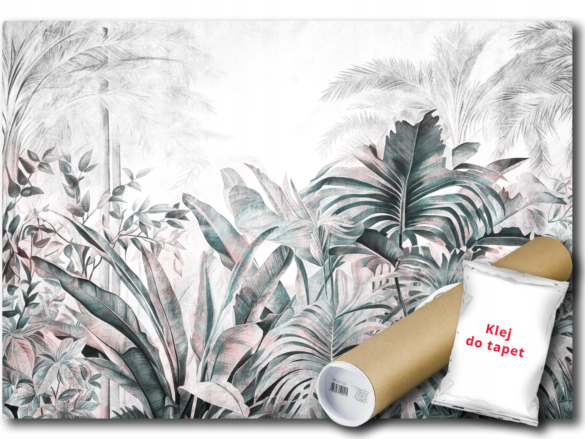 Vinylová Fototapeta Les Džungľa Listy Palmy Vegetácia Zelená 368x254