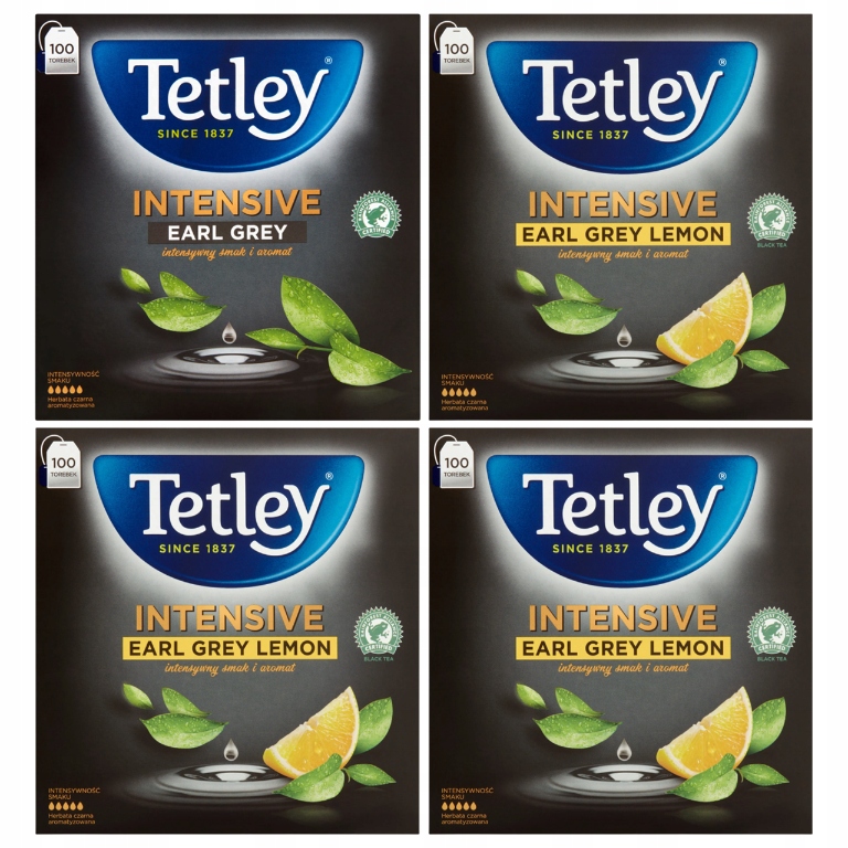Tetley Set čaj 3x Earl Grey Lemon 1x Earl Grey 400 sáčků