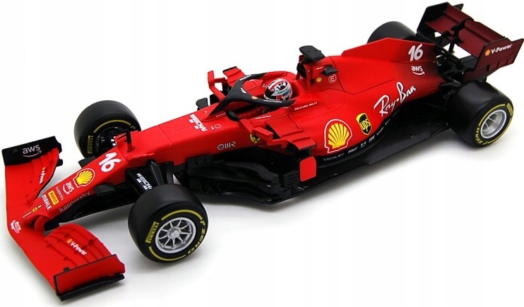 bolid F1 Ferrari SF21 Leclerc 2021 BBurago 1:18