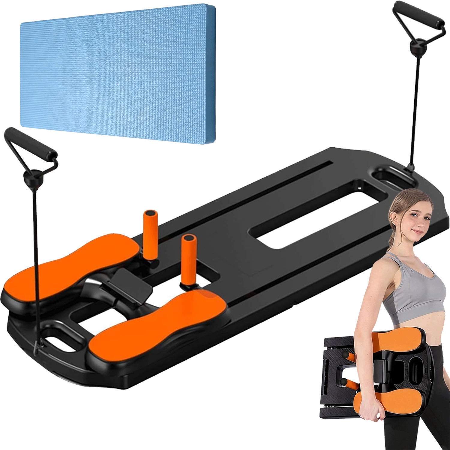 Fitness deska pro pumpy Multifunkční Bedee Tréninkové rukojeti Skládací