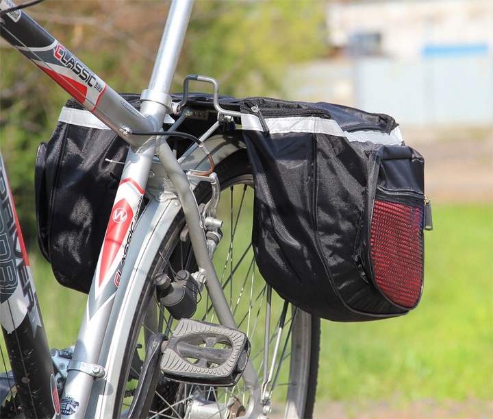 TORBA NA BAGAŻNIK ROWEROWY SAKWA KUFER Pojemność 28 l