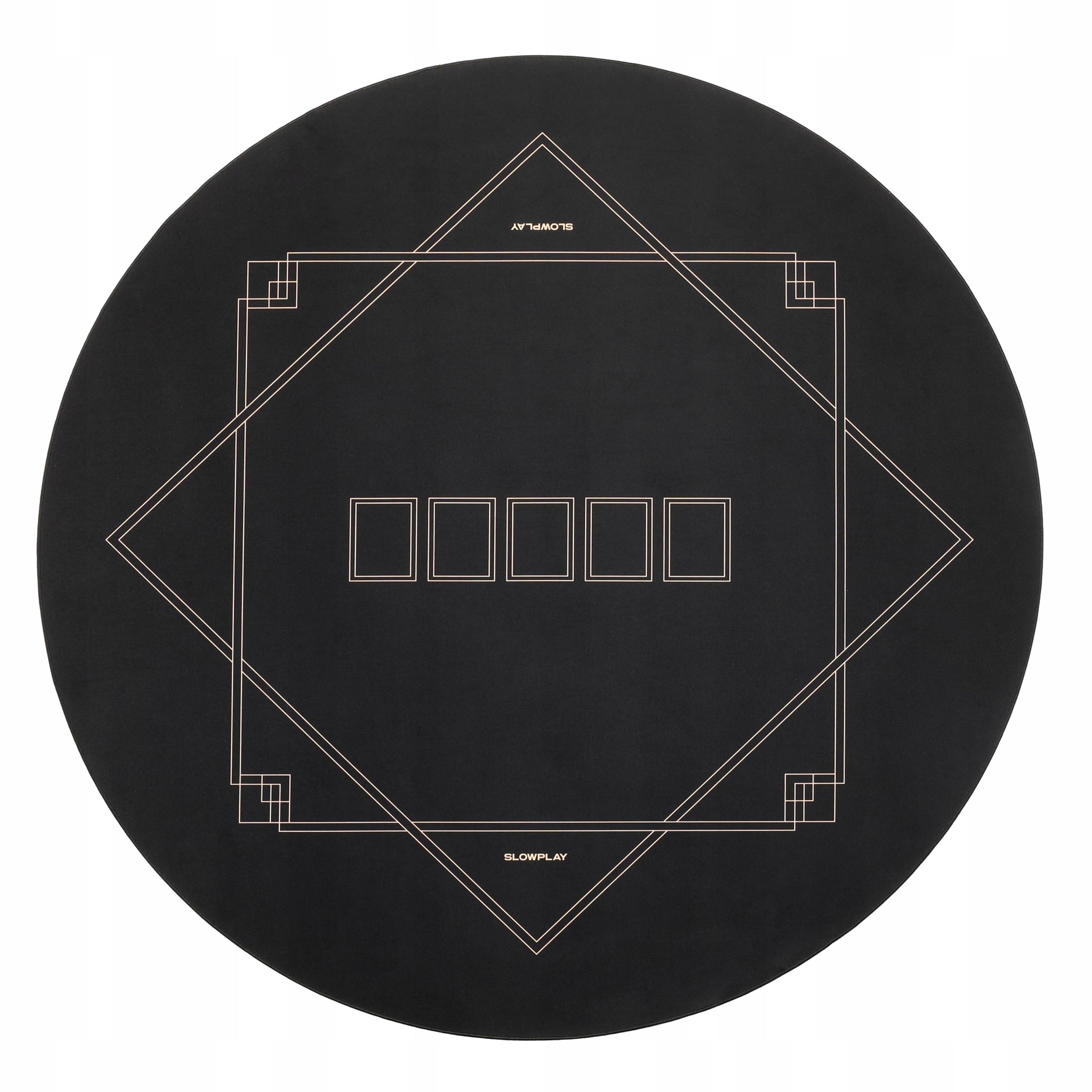 SLOWPLAY Godel okrągła mata do pokera Texas Holdem