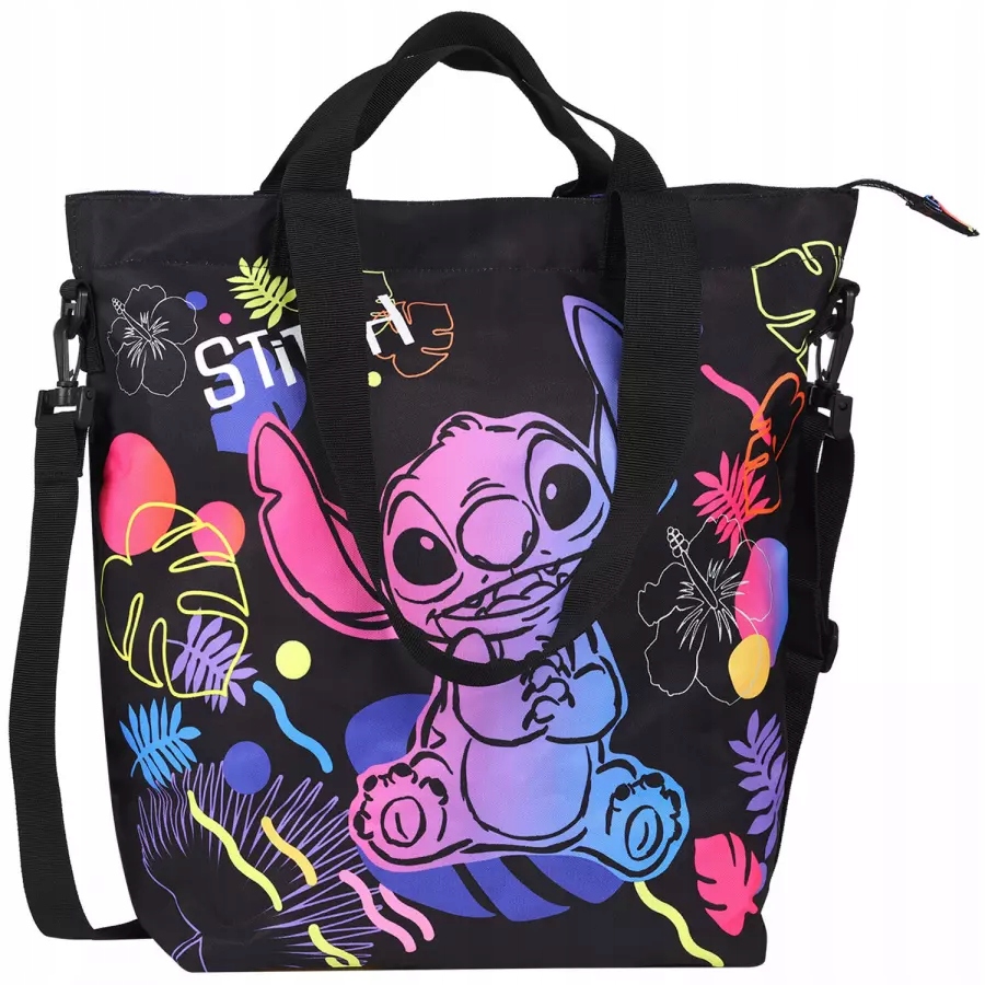 COOLPACK TORBA NA RAMIĘ SHOPPERKA BASEN SPORTOWA DISNEY STITCH STICH
