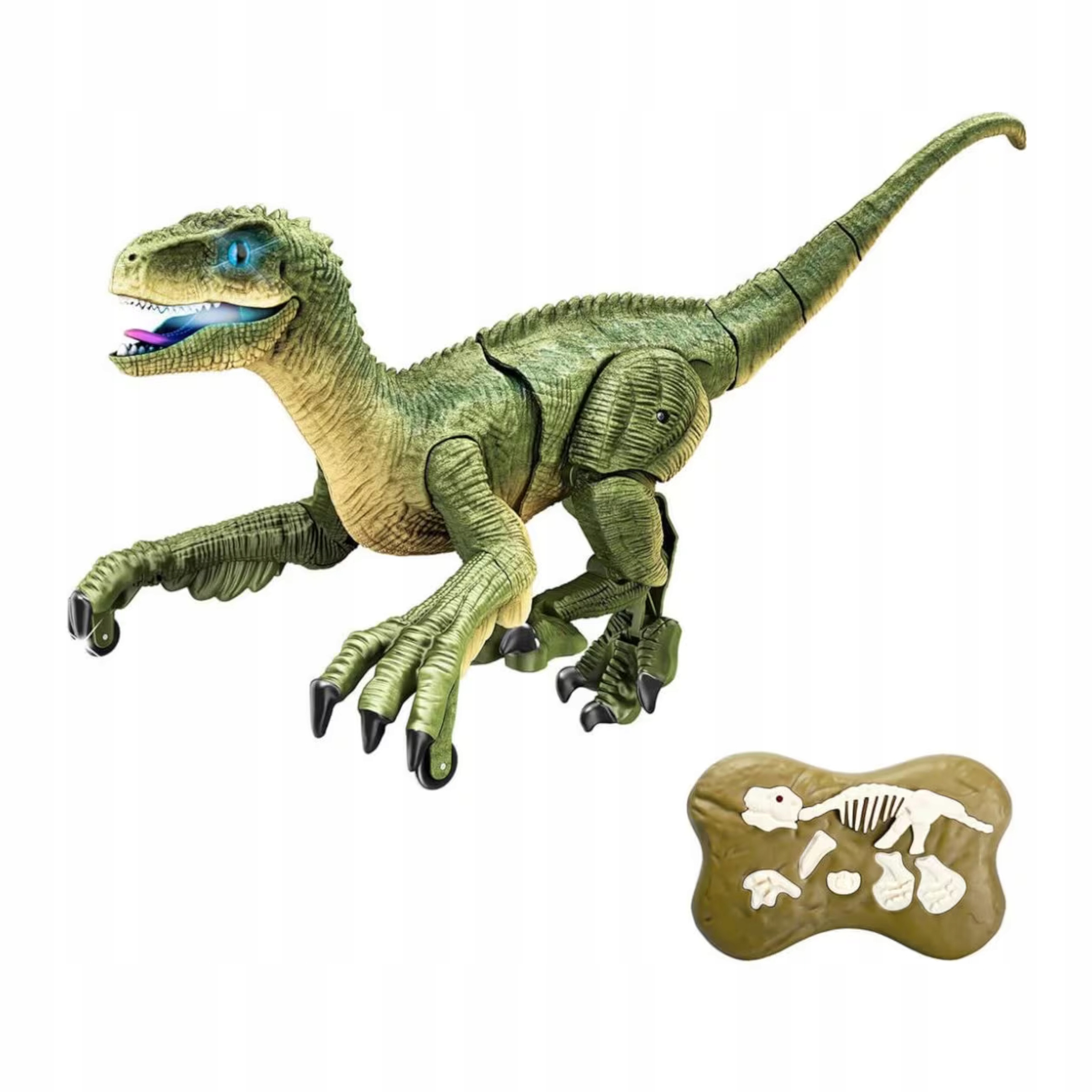 Dinozaur Velociraptor zdalnie sterowany pilot port usb dźwięki QX020 EAN (GTIN) 5907508469634