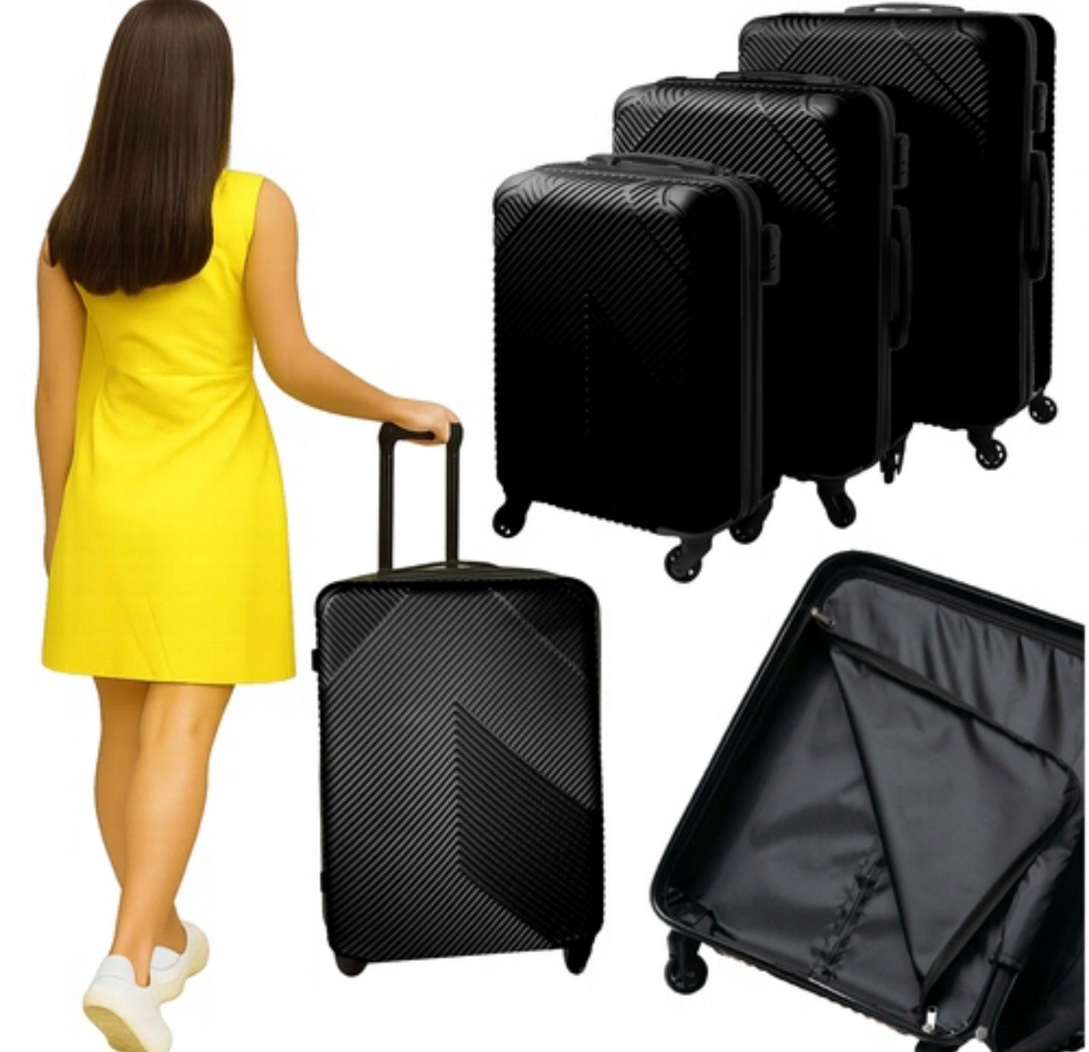 Zestaw walizek 3 w 1