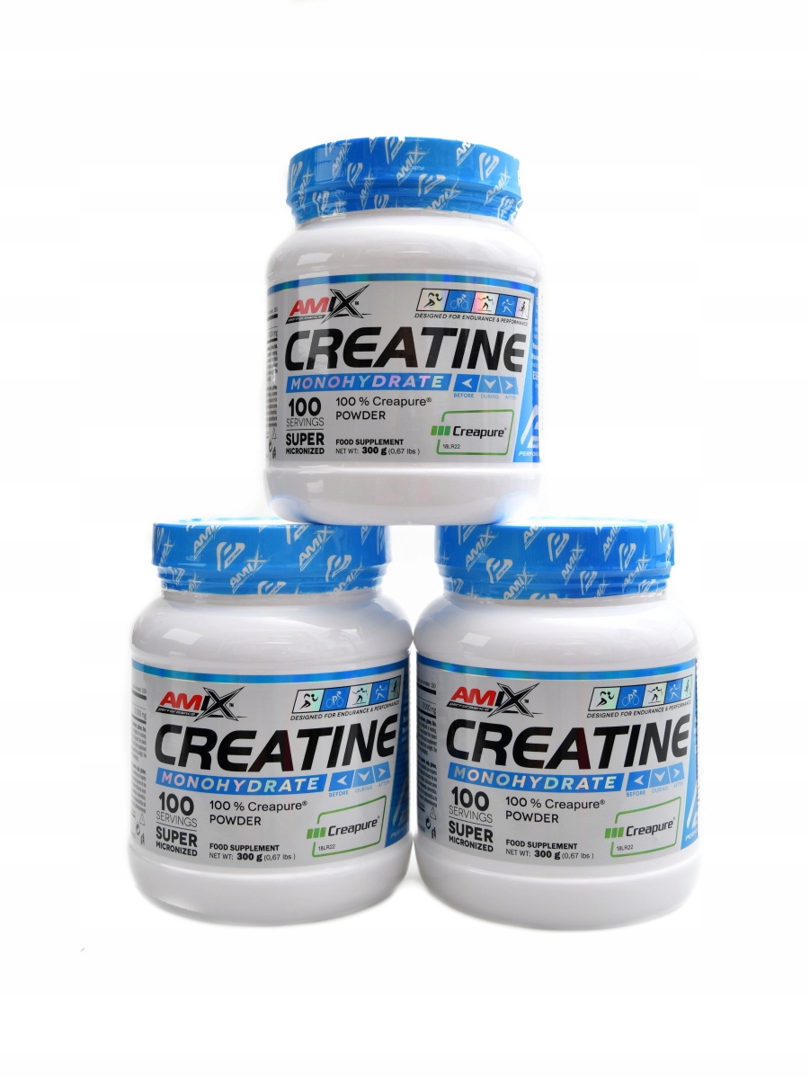Amix Performance Creatine Monohydrate CreaPure 3 x 300 g