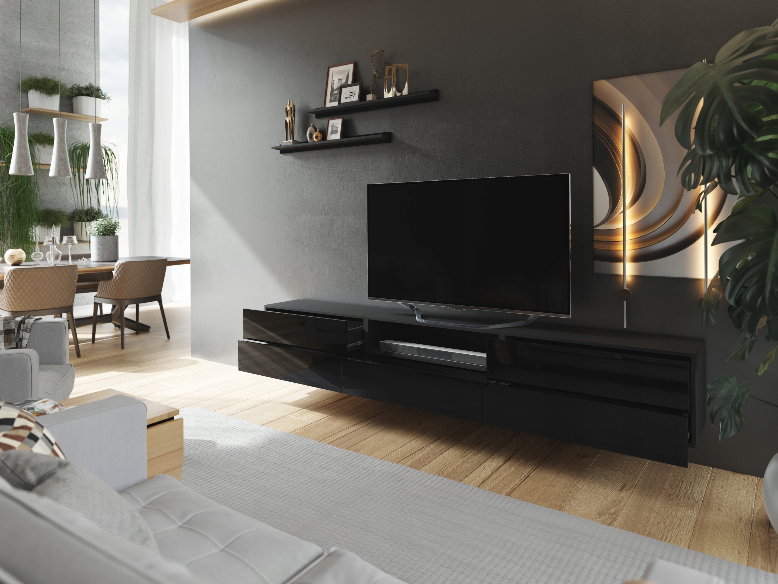 Nábytková Stěna Rtv Nábytek do obývacího pokoje FMB28 O-sofa