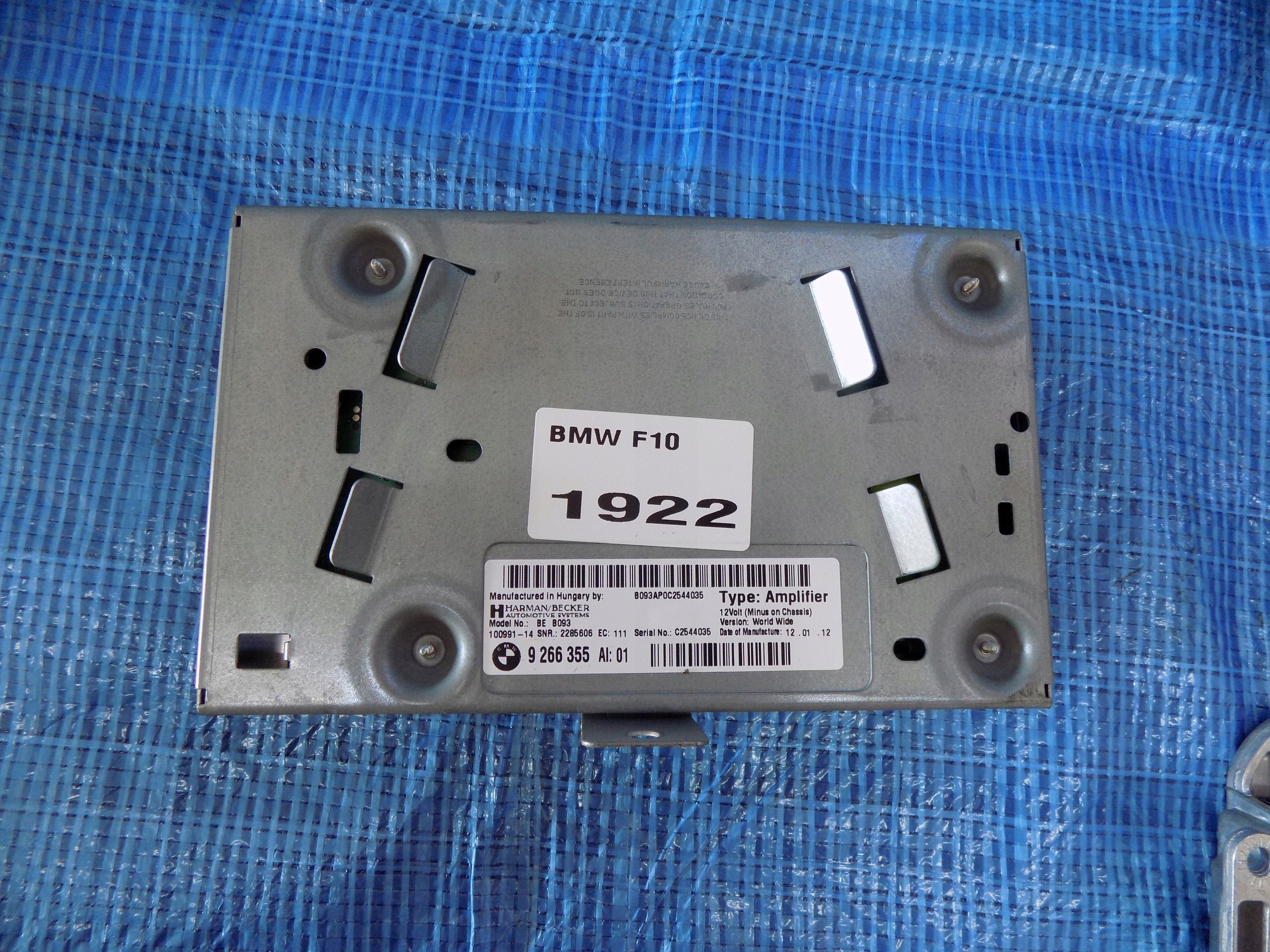 amplifier RADIA HARMAN BMW 5 F10 2012R 3,0B