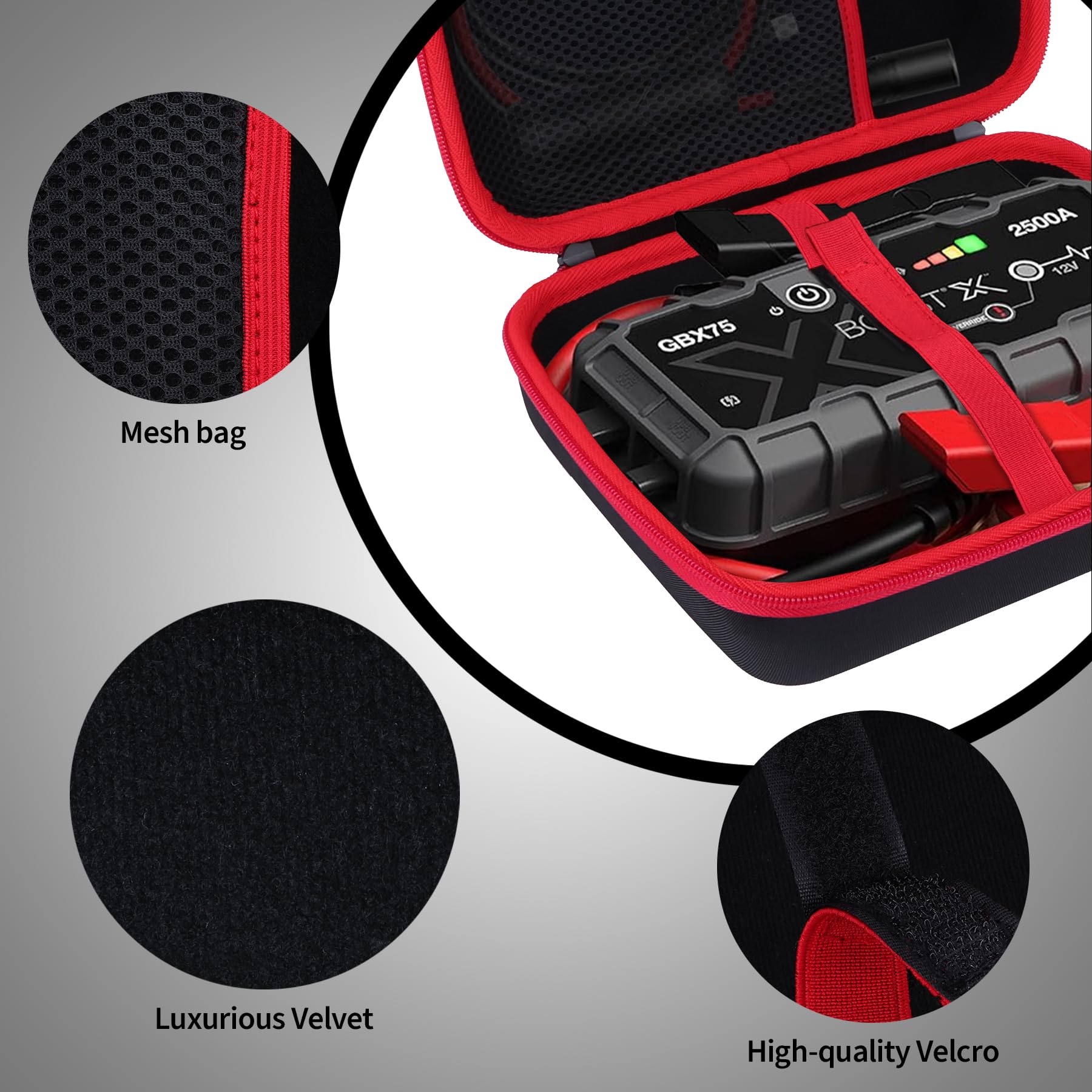 PEYYARGO Etui Ochronne Kompatybilne z Boost X GBX75 Powerbanką Starthilfe — miniatura 4
