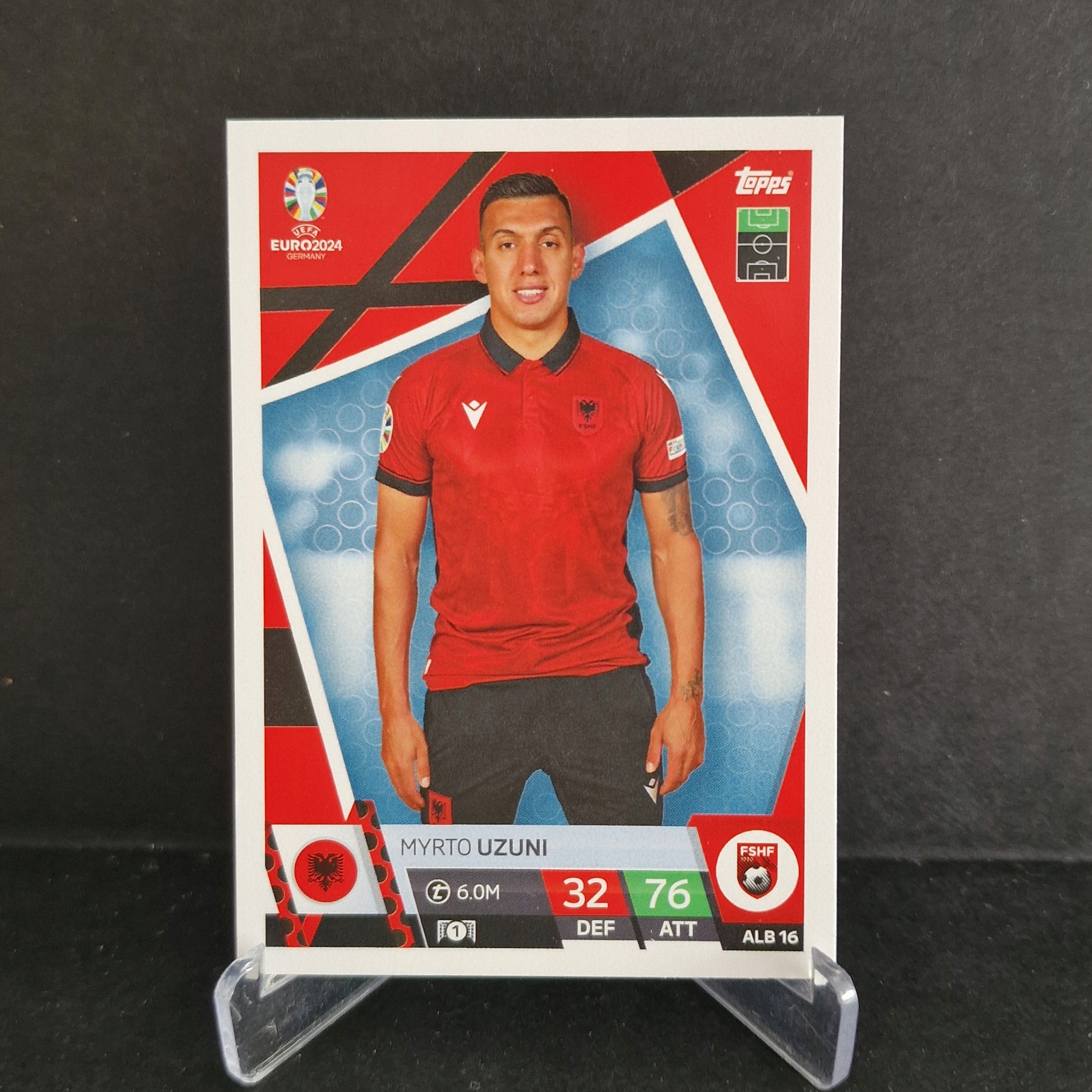 2024 Euro Topps Match Attax Uzuni Albania /EU3