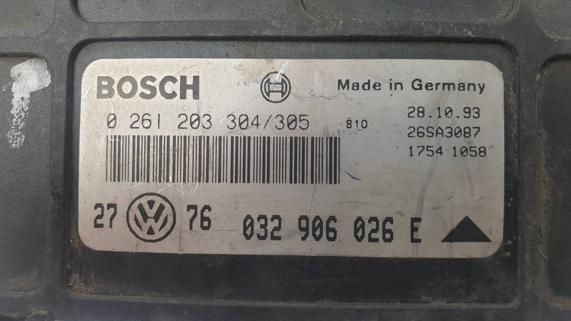 computer Motore ECU 032906026E VOLKSWAGEN GOLF III