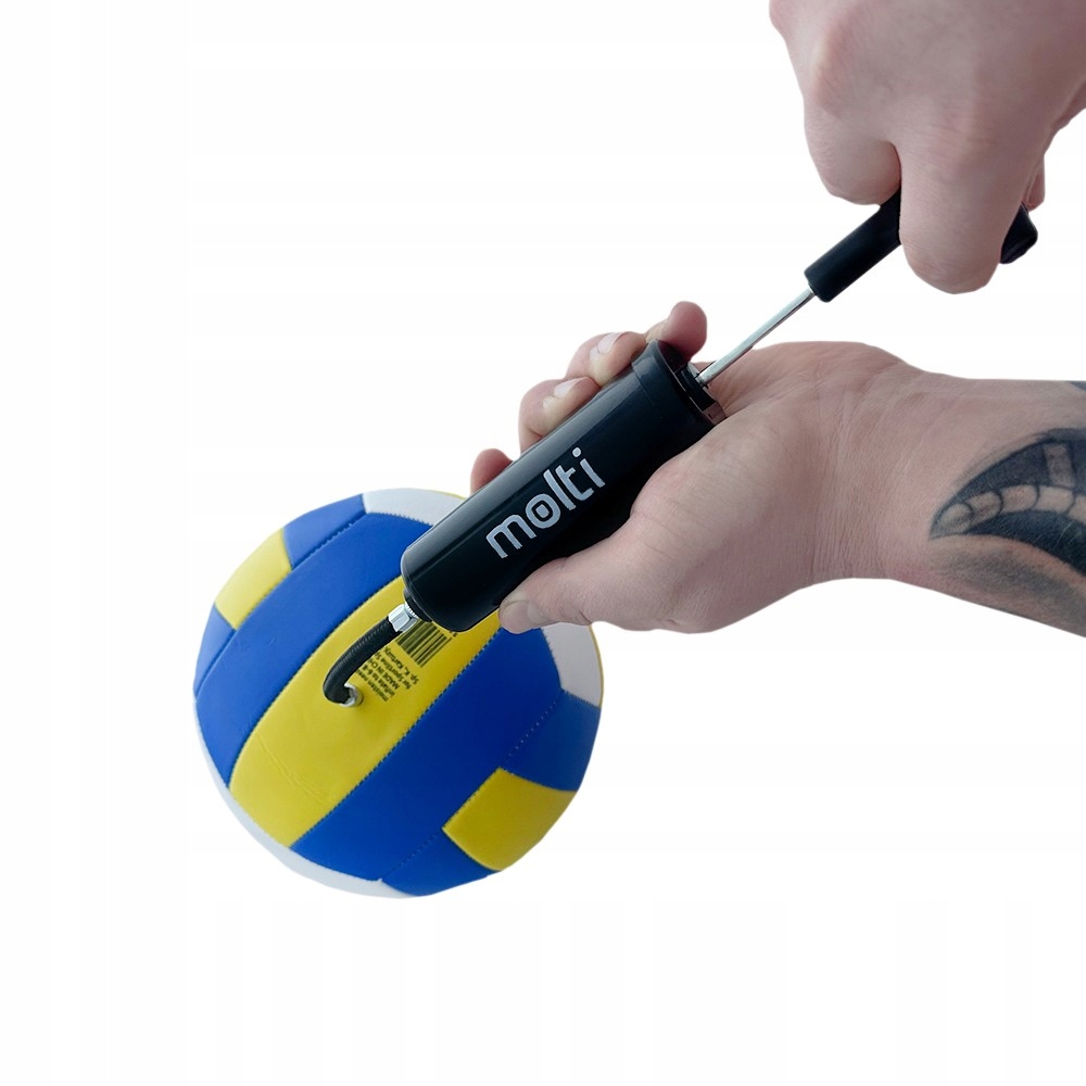 Pompka do piłek z igłą wężyk ręczna do pompowania molti Marka Molti