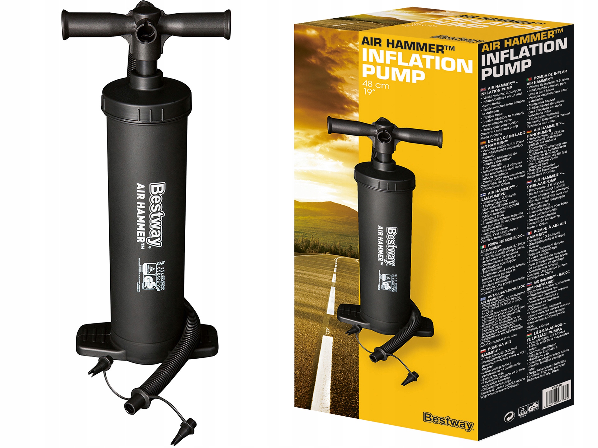 Pompka Bestway Air Hammer 19'' 48cm 62030 7925