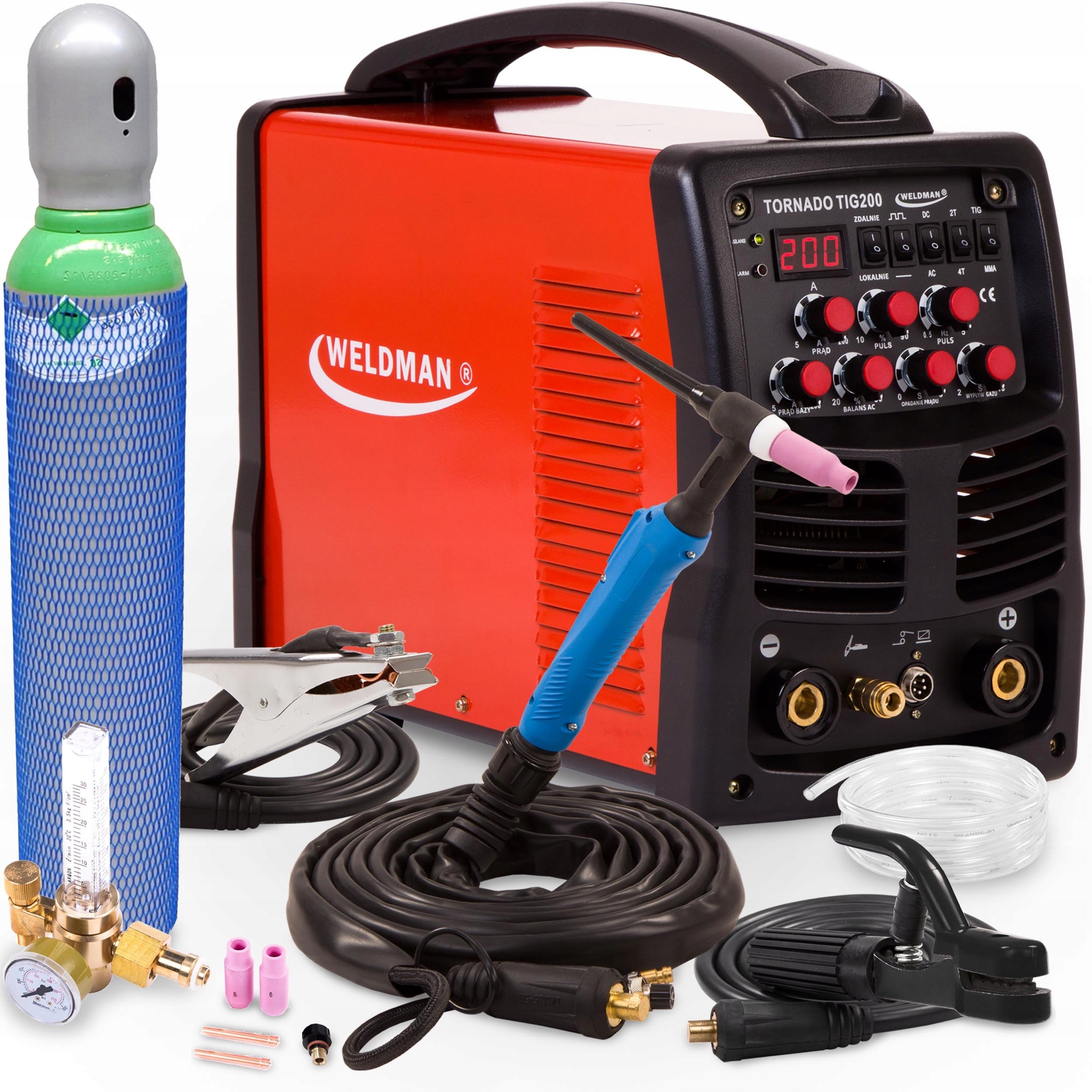 Invertorová Svářečka Weldman Tornádo 200 Tig Ac DC Puls Mma 200A