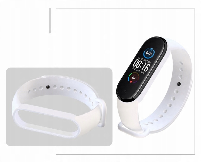 

Opaska Zamienna do MI Band 5/ MI Band 6 Biała