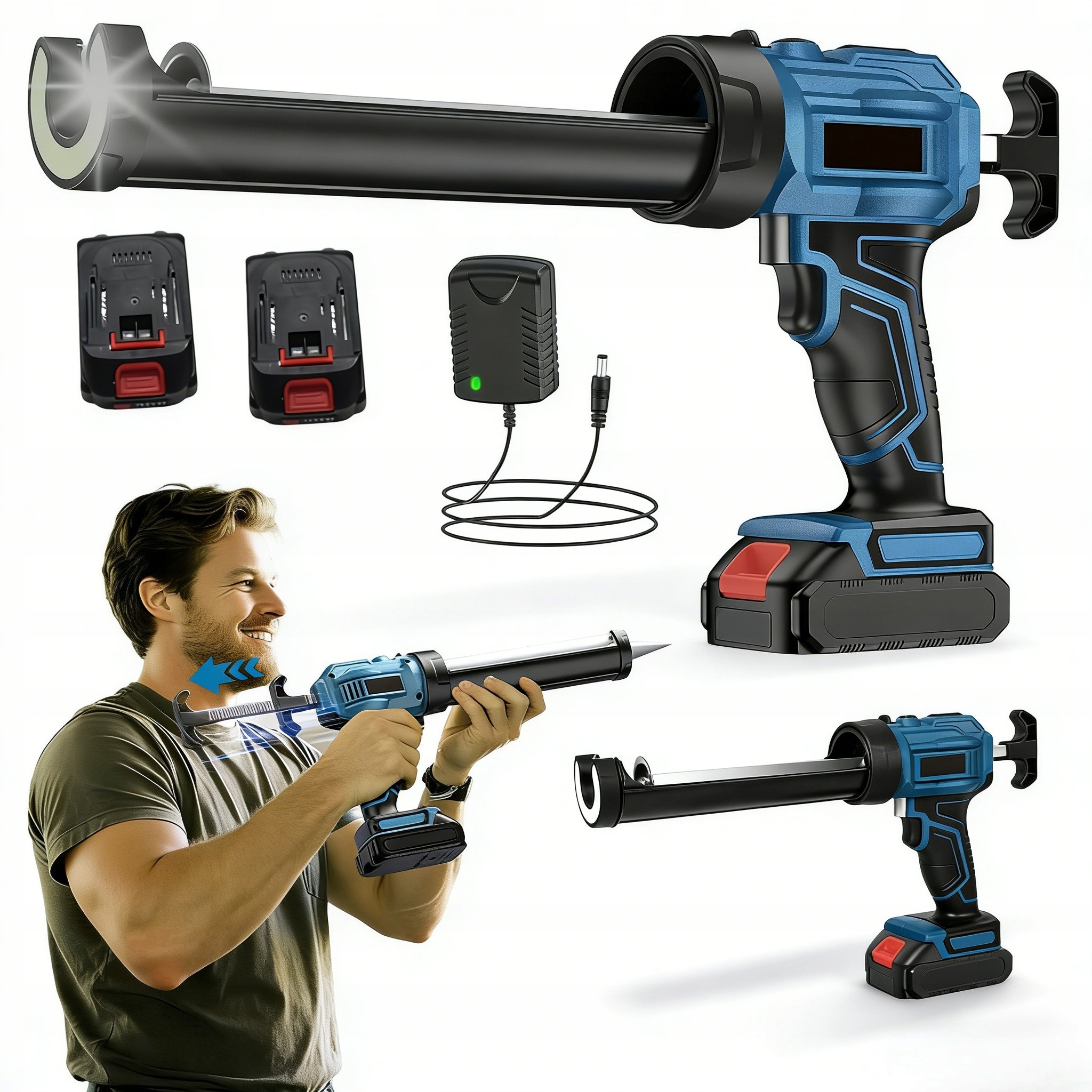 Bezdrátová Horkovzdušná Lepicí Pistole S Funkcí Automatického Zpětného Chodu