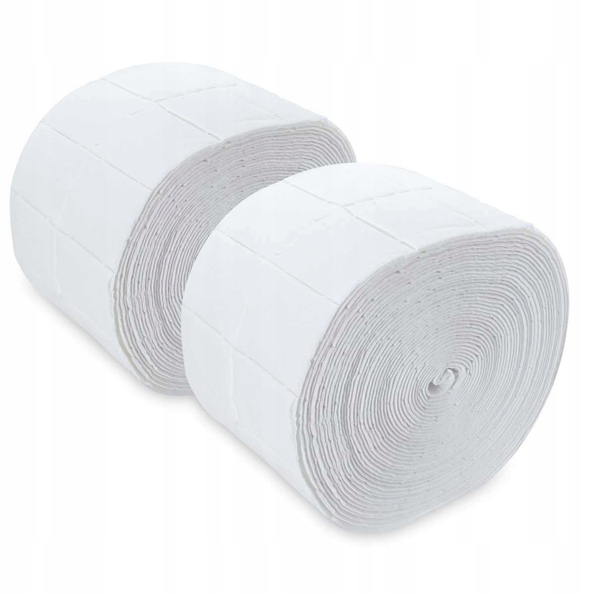 Waciki Bezpyłowe do Paznokci Manicure Zelletten 12 Warstw 2 Rolki 1000 szt