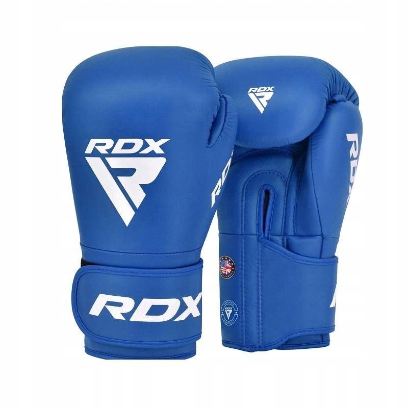 Rękawice Bokserskie Rdx Model AS1 Do Zawodów Amatorskich Niebieskie 12 Oz