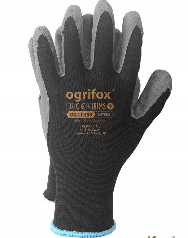 

Ogrifox Ox-lateks rękawice ochronne rozmiar 7