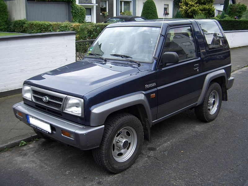 DAIHATSU FEROZA F300 F310 89-98 DRZWI LEWE - GOŁE