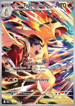 Destined Rivals Illustration Rare 190/182 Ethan's Typhlosion