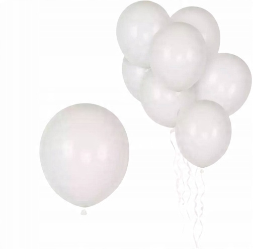 

Balony Białe Metaliczne Duże Komunia Wesele 50 Szt