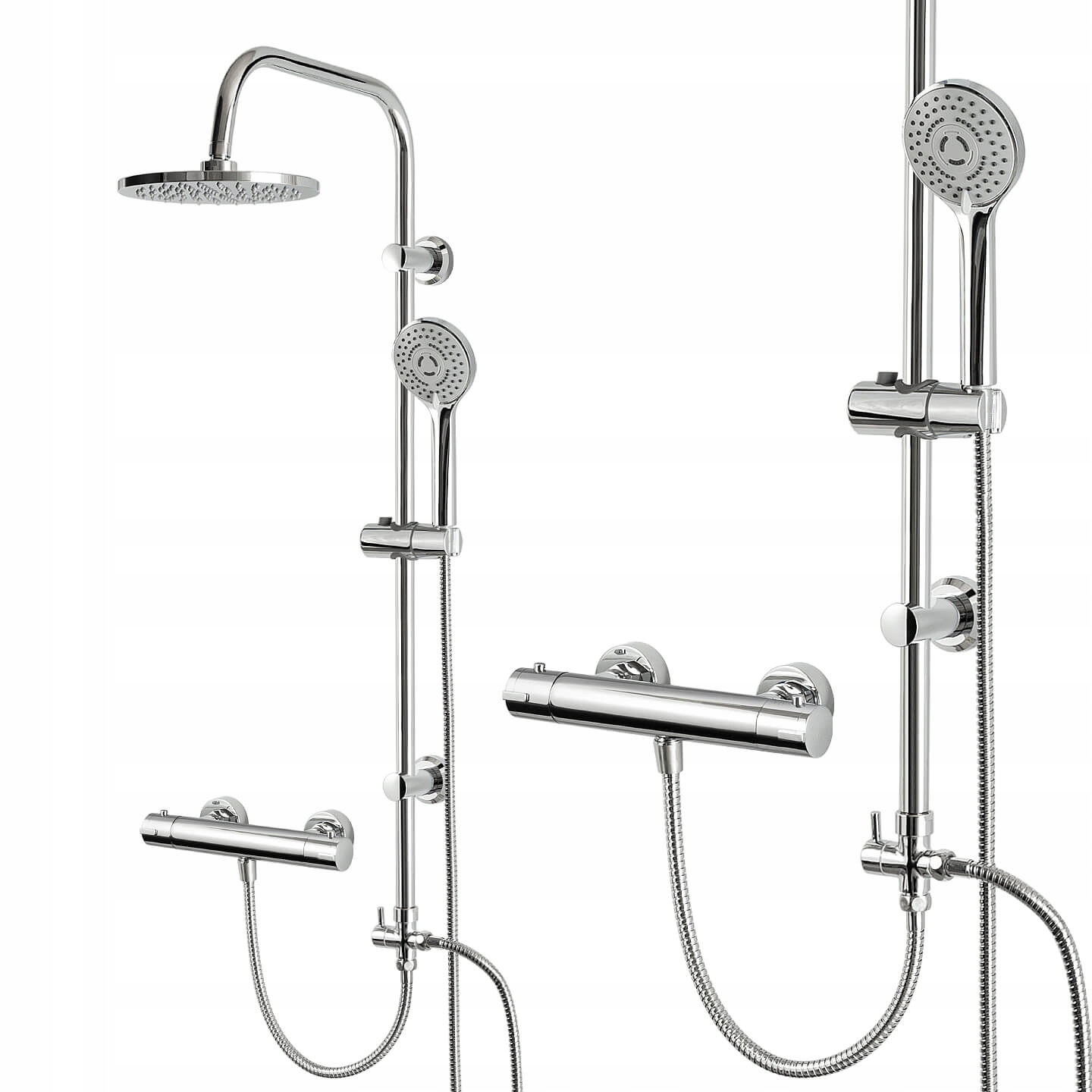 Sprchový Set, Sprchový Stĺp S Termostatickou Batériou A Dažďovou Sprchou