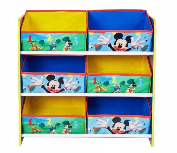 MYSZKA MIKI REGAŁ POJEMNIKI ORGANIZER DLA DZIECI Marka Mickey Mouse